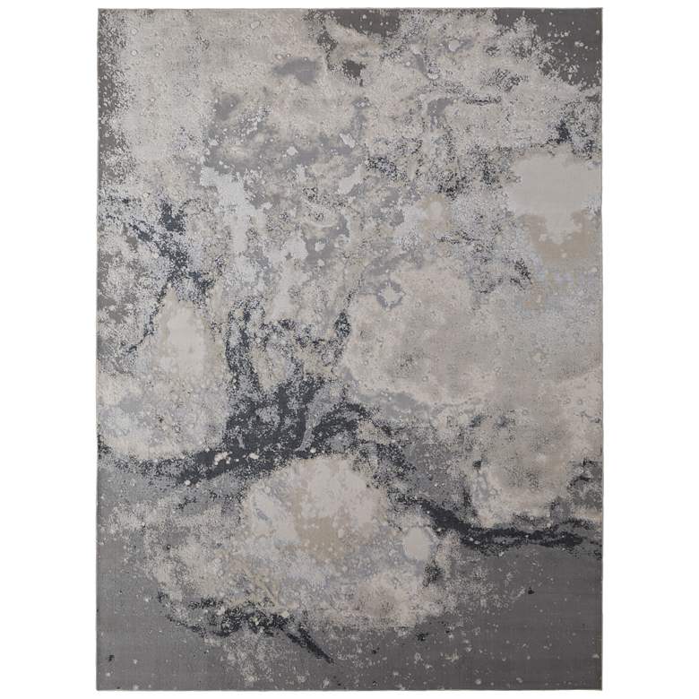 Image 1 Astra Transitional Abstract Soft Indoor Gray Area Rug 39L3F