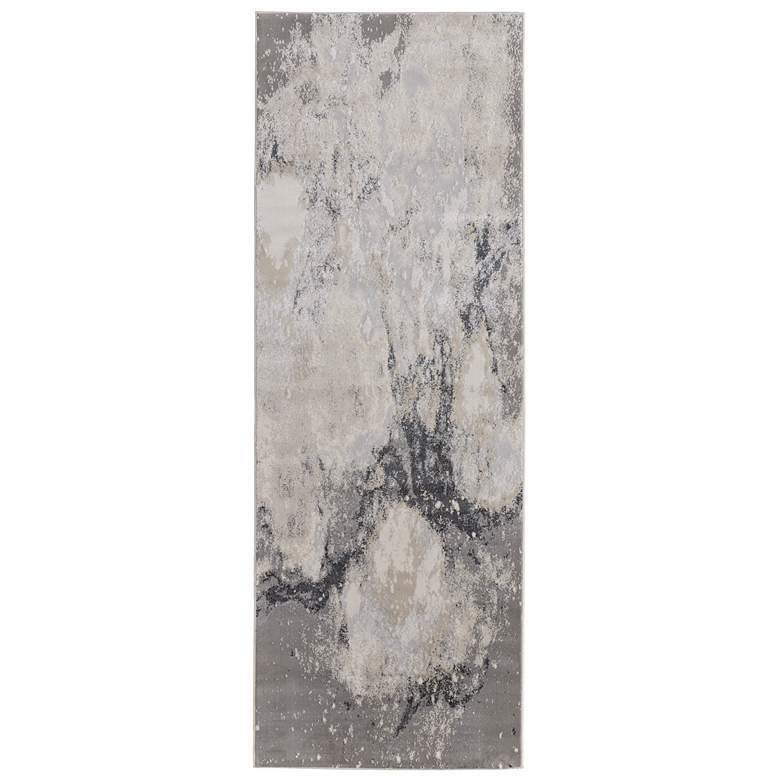 Image 1 Astra Transitional Abstract Soft Indoor Gray Area Rug 39L3F