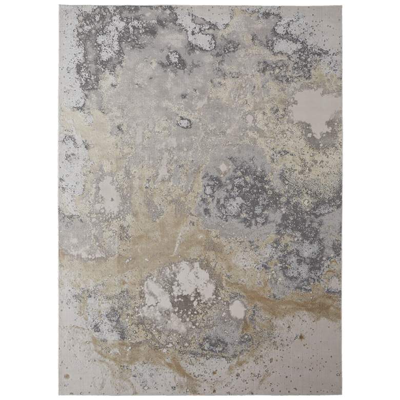 Image 1 Astra Transitional Abstract Soft Indoor Gray Area Rug 39L3F