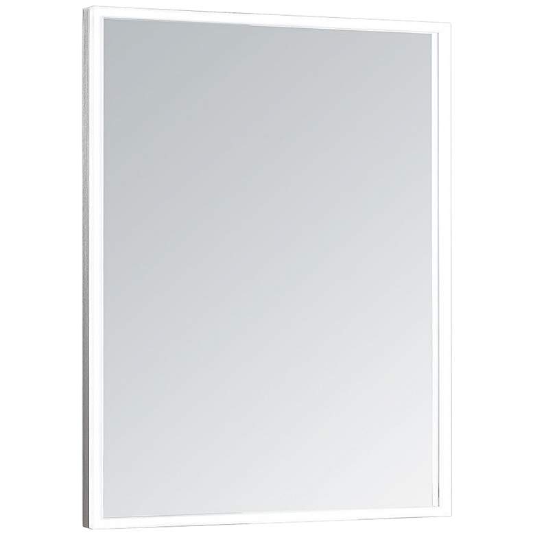 Image 2 Astral 24 inch x 40 inch Rectangular LED Lighted Vanity Wall Mirror