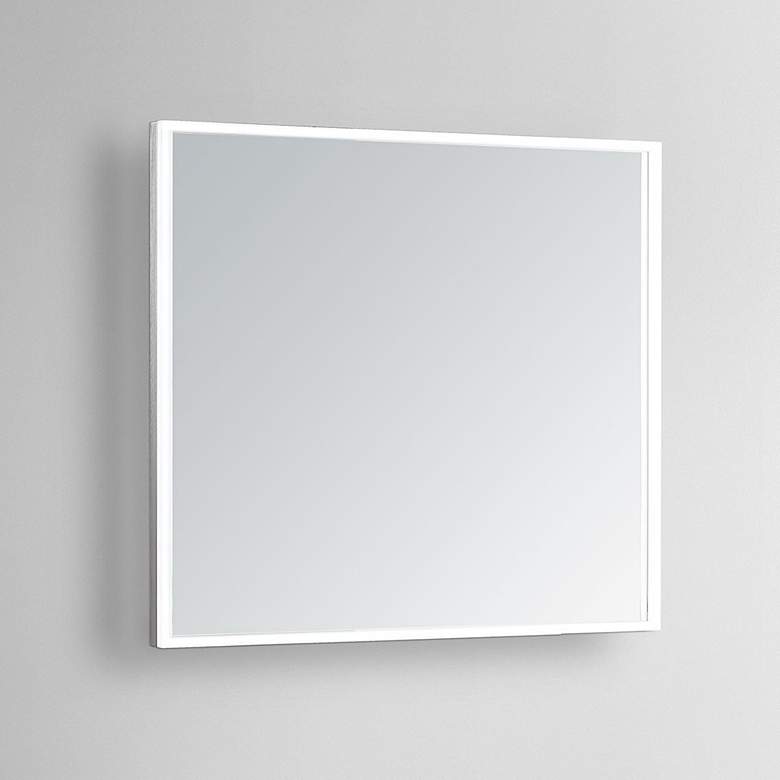 Image 1 Astral 36 inch Square LED Lighted Bathroom Vanity Wall Mirror