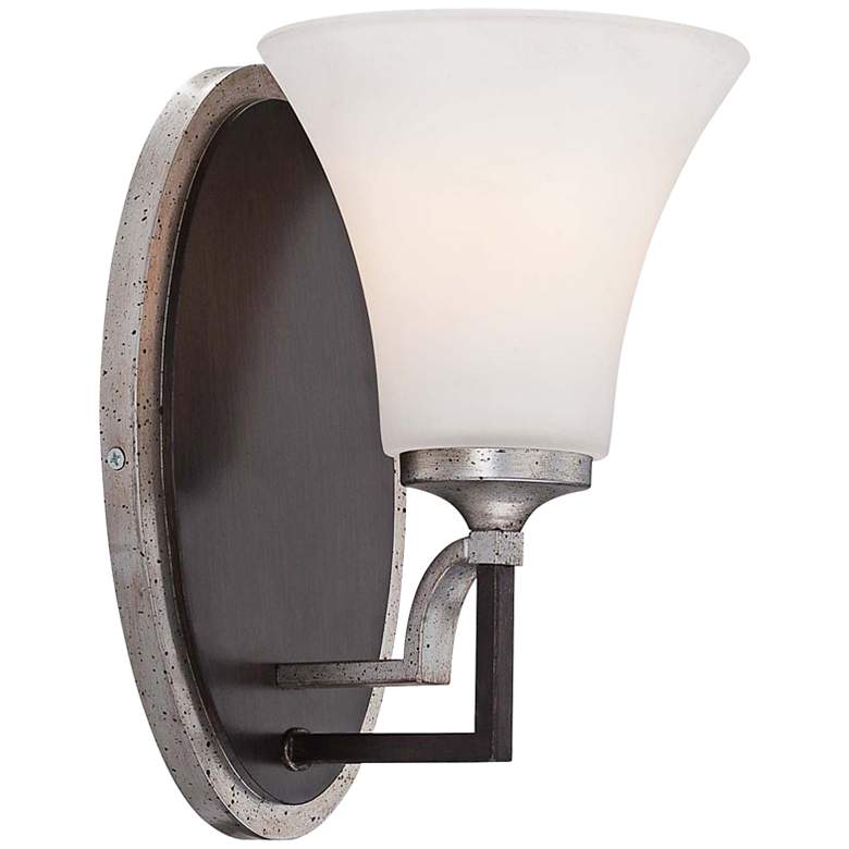 Image 1 Astrapia 10 inch High Dark Rubbed Sienna Wall Sconce