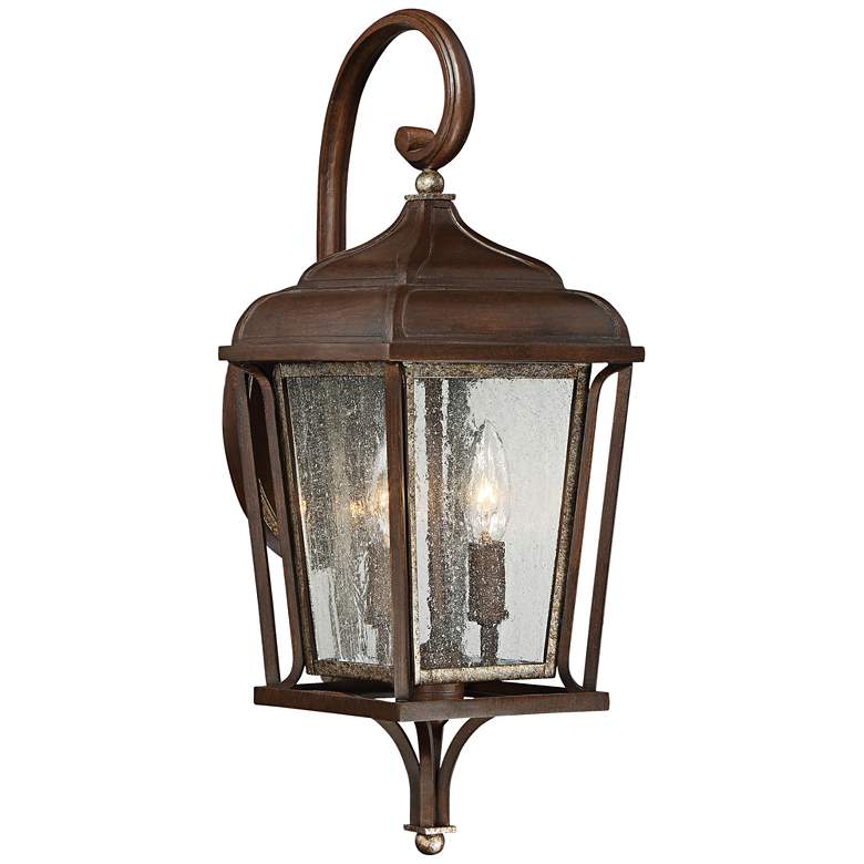 Image 1 Astrapia II 19 3/4 inch High Rubbed Sienna Outdoor Wall Light