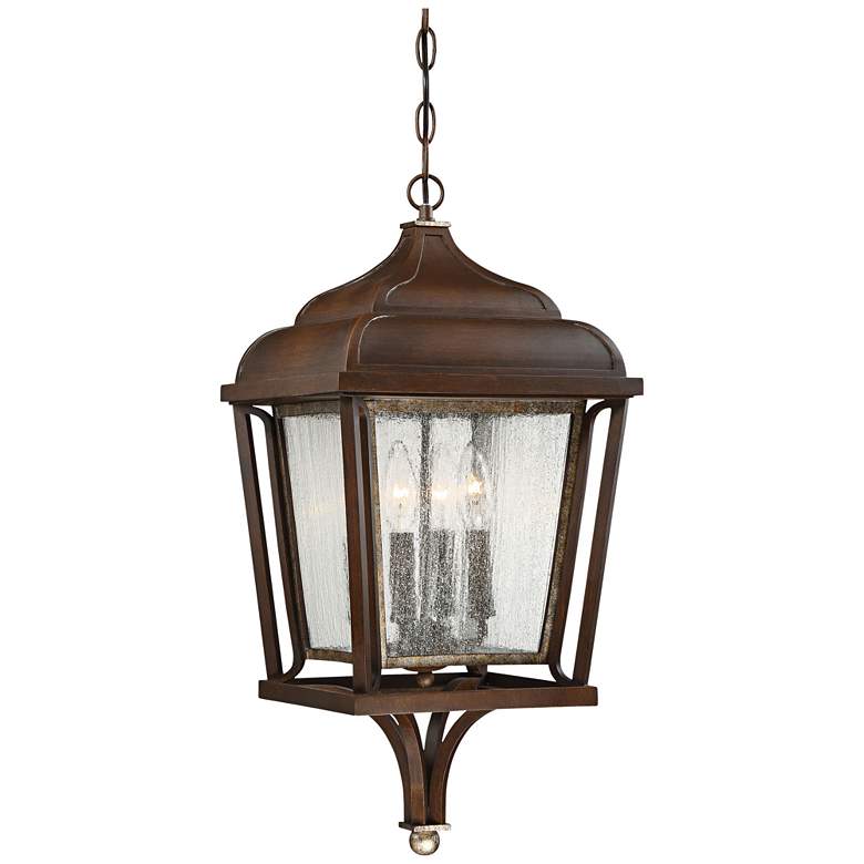 Image 1 Astrapia II 24 inch High Rubbed Sienna Hanging Outdoor Light
