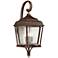 Astrapia II 28 1/4" High Rubbed Sienna Outdoor Wall Light