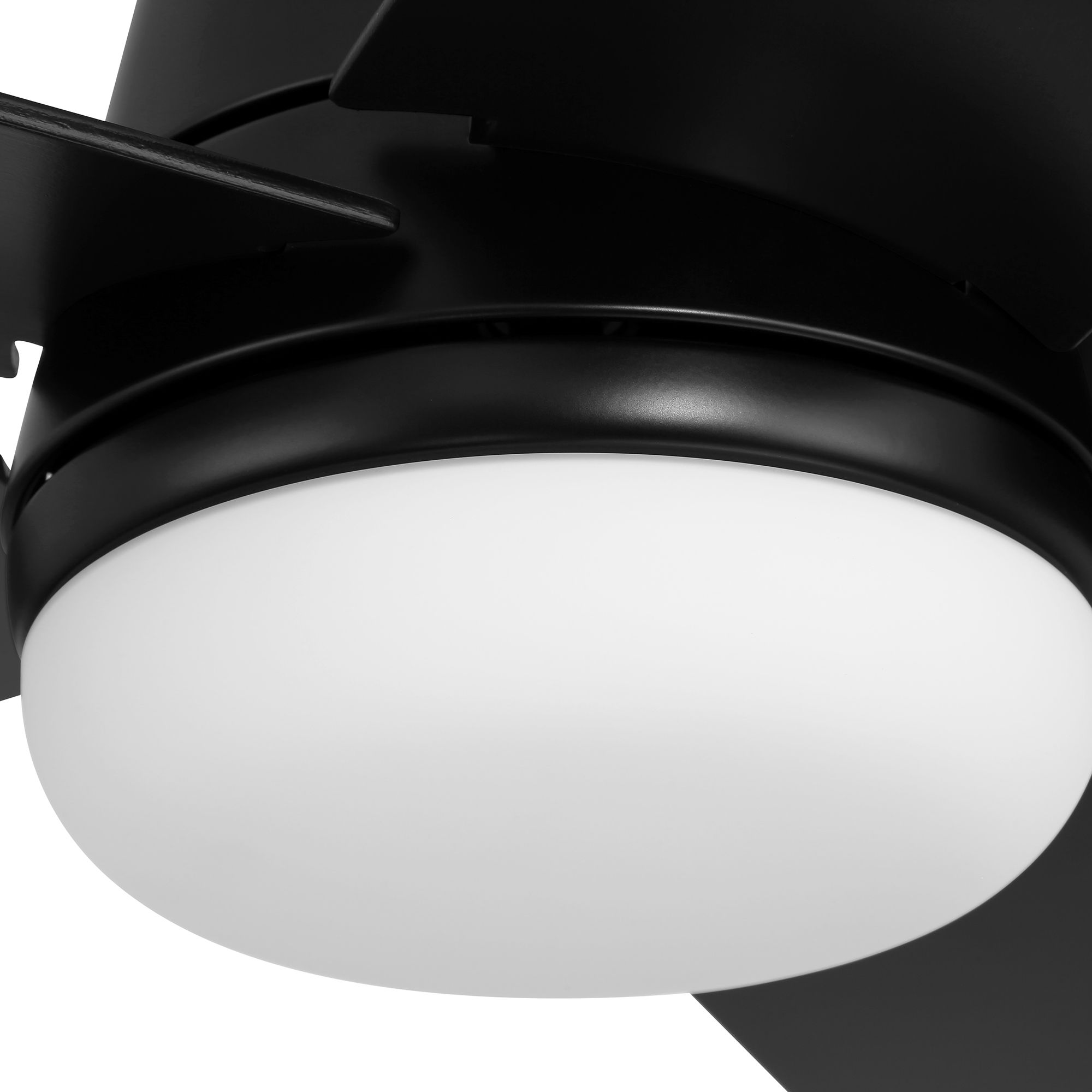 Image 3 Astrea 52 in. LED Matte Black Standard Mount Smart Ceiling Fan more views
