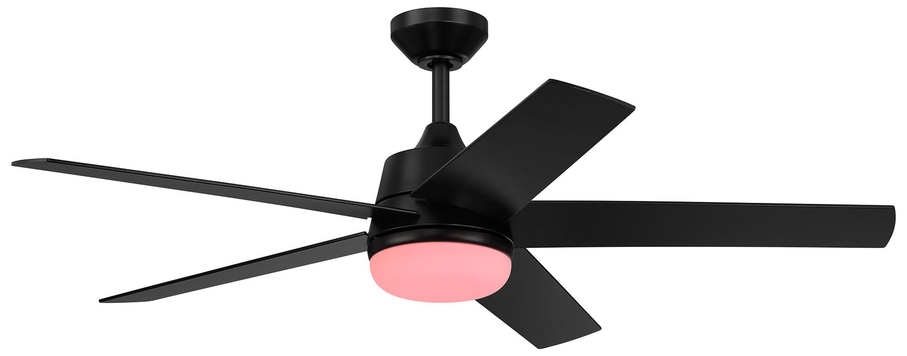 Astrea 52 in. LED Matte Black Standard Mount Smart Ceiling Fan