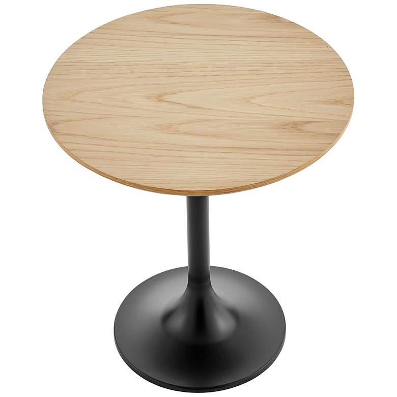 Image 4 Astrid 19 3/4" Wide American Natural White Oak Side Table more views