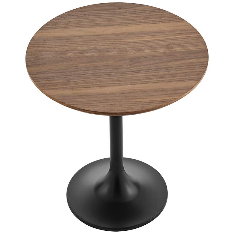 Image 4 Astrid 19 3/4" Wide American Walnut Side Table more views