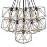 Astrid 33 1/2" Wide Silver Patina 11-Light Cluster Pendant