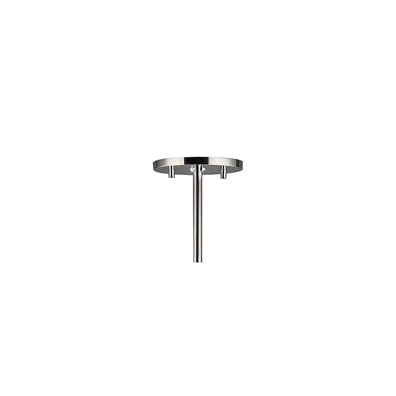 Image 3 Astrid 36"W Polished Nickel and Black 12-Light Chandelier more views
