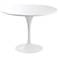 Astrid High Gloss White Dining Table
