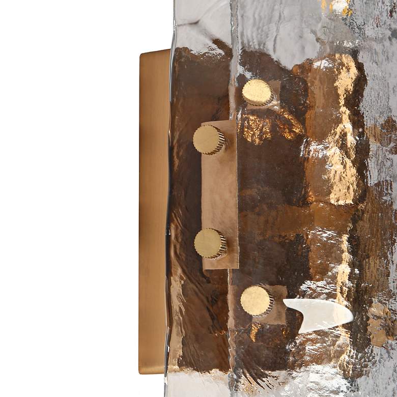 Image 4 Astridee 14 1/4" High Plating Brass 2-Light Wall Sconce more views