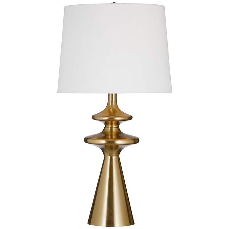 Image 2 Astro 28" Mid-Century Styled Gold Table Lamp
