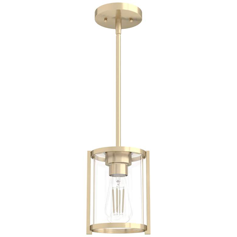 Image 1 Astwood 6" Wide Alturas Gold Metal Mini Pendant
