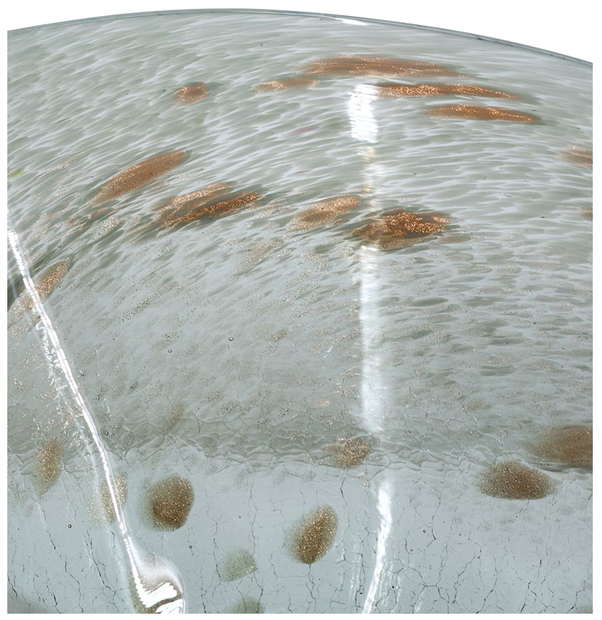 Image 5 Asymmetrical Glass Bowl - Smoky Gray, Brown more views