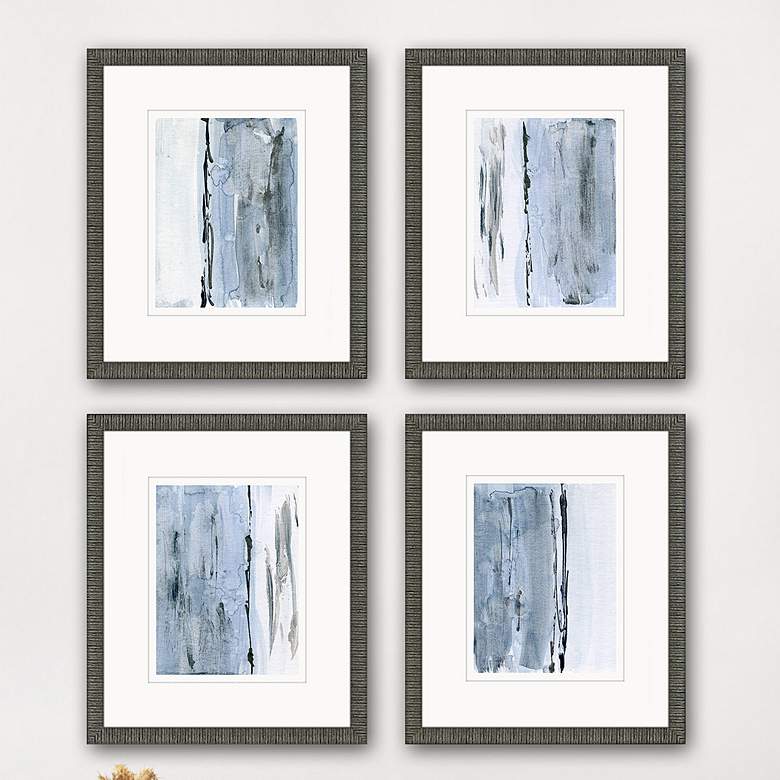 Image 2 At The Dawn 21 inch High 4-Piece Giclee Framed Wall Art Set