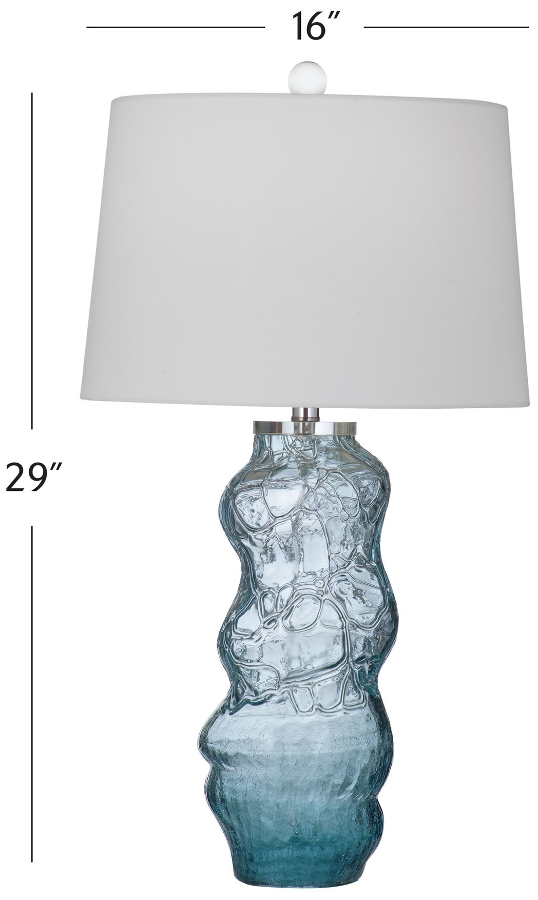 Image 4 Atchison 29" High Blue Table Lamp more views