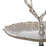 4_Atelier Gold and Silver 24" High 2-Tier Serving Plates more views