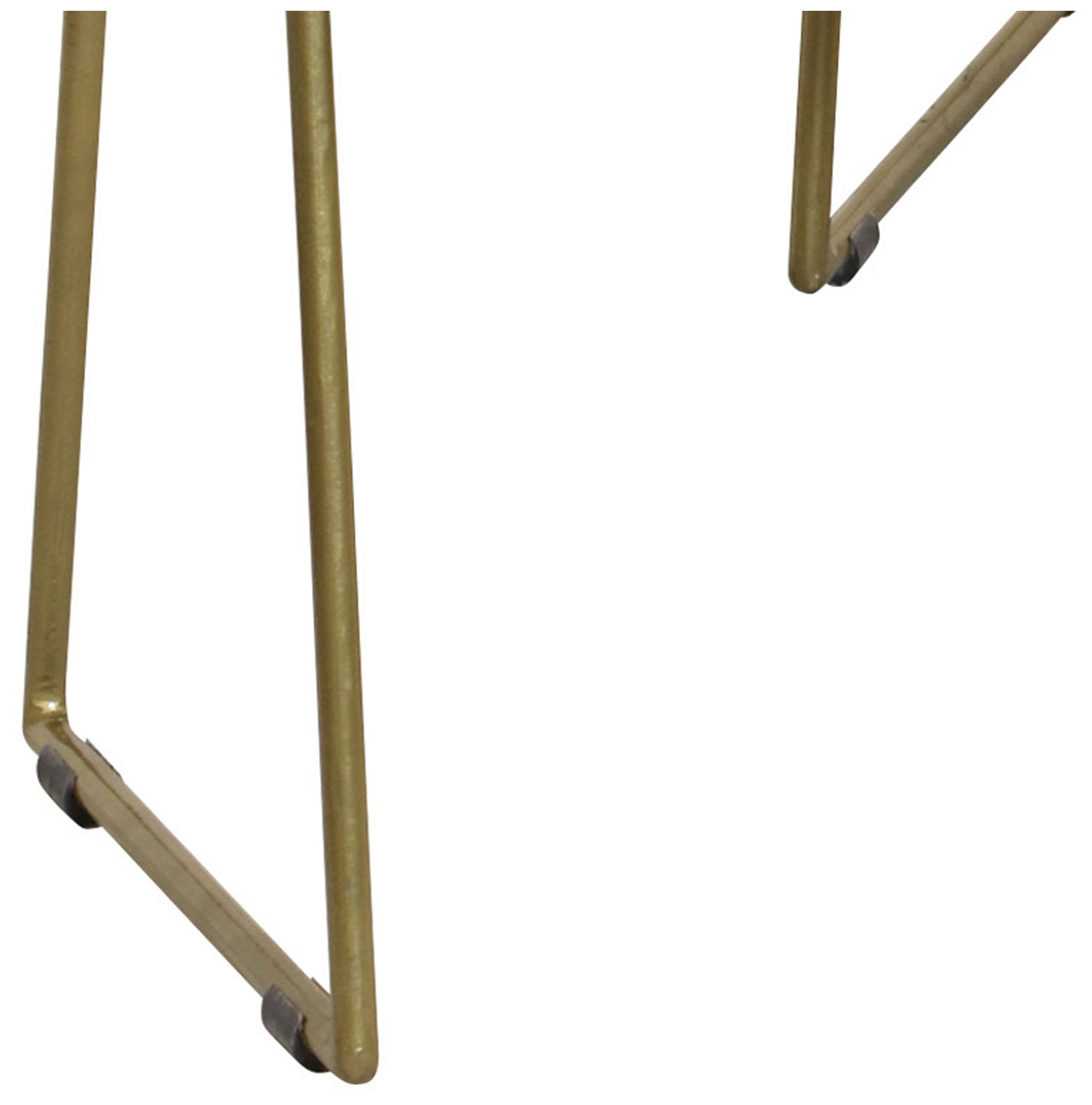 Image 3 Atelier Nesting Accent Table - Honey Brown & Warm Gold - Set of 2 more views