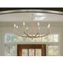 2_Atella 36" Wide Ashen Gold 8-Light Chandelier more views