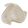 2_Atena 14" Wide Transparent Gold Bowl more views