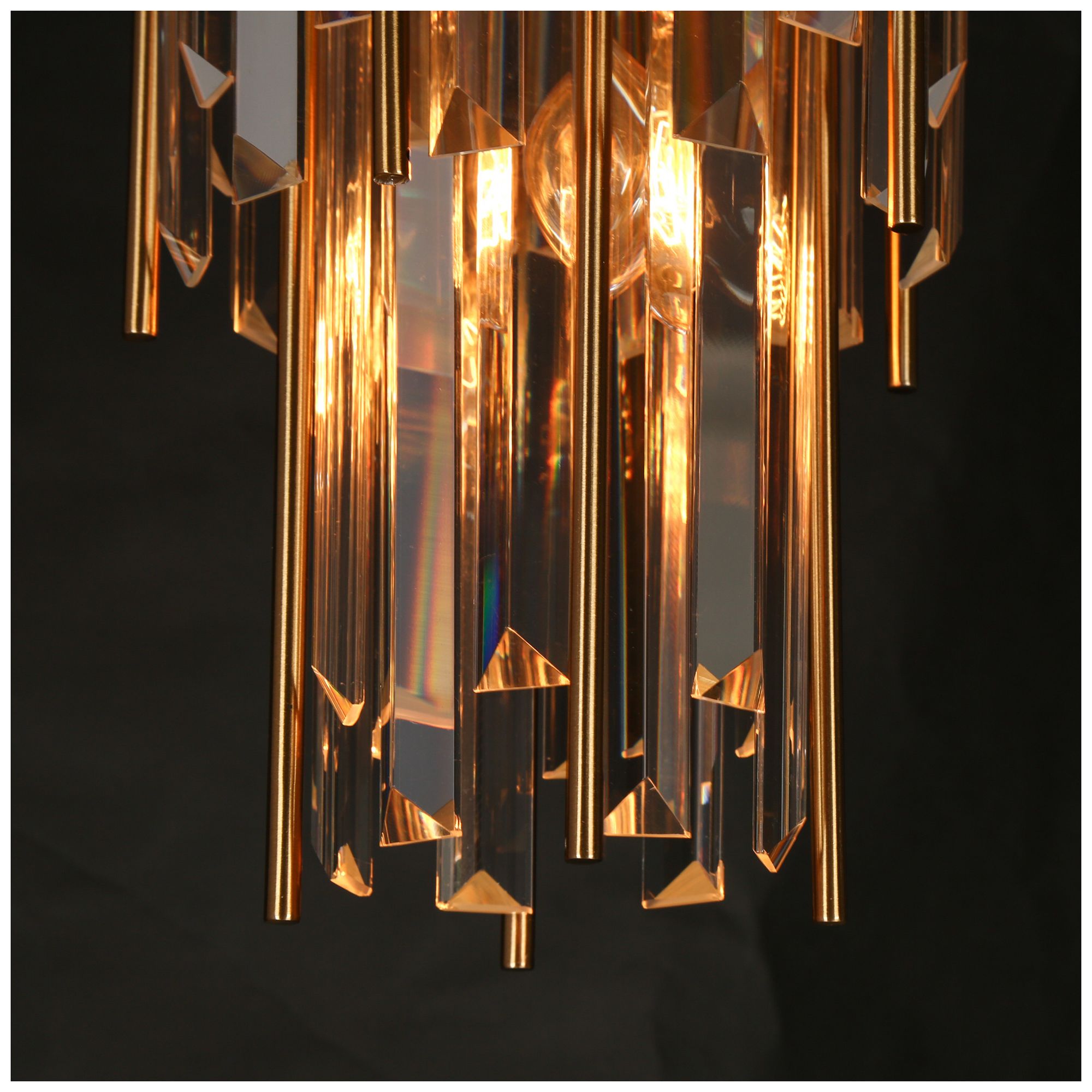 Image 2 Athean 1-Light Crystal Pendant Light - Made to Order more views