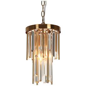 Image1 of Athean 1-Light Crystal Pendant Light