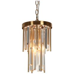 Athean 1-Light Crystal Pendant Light