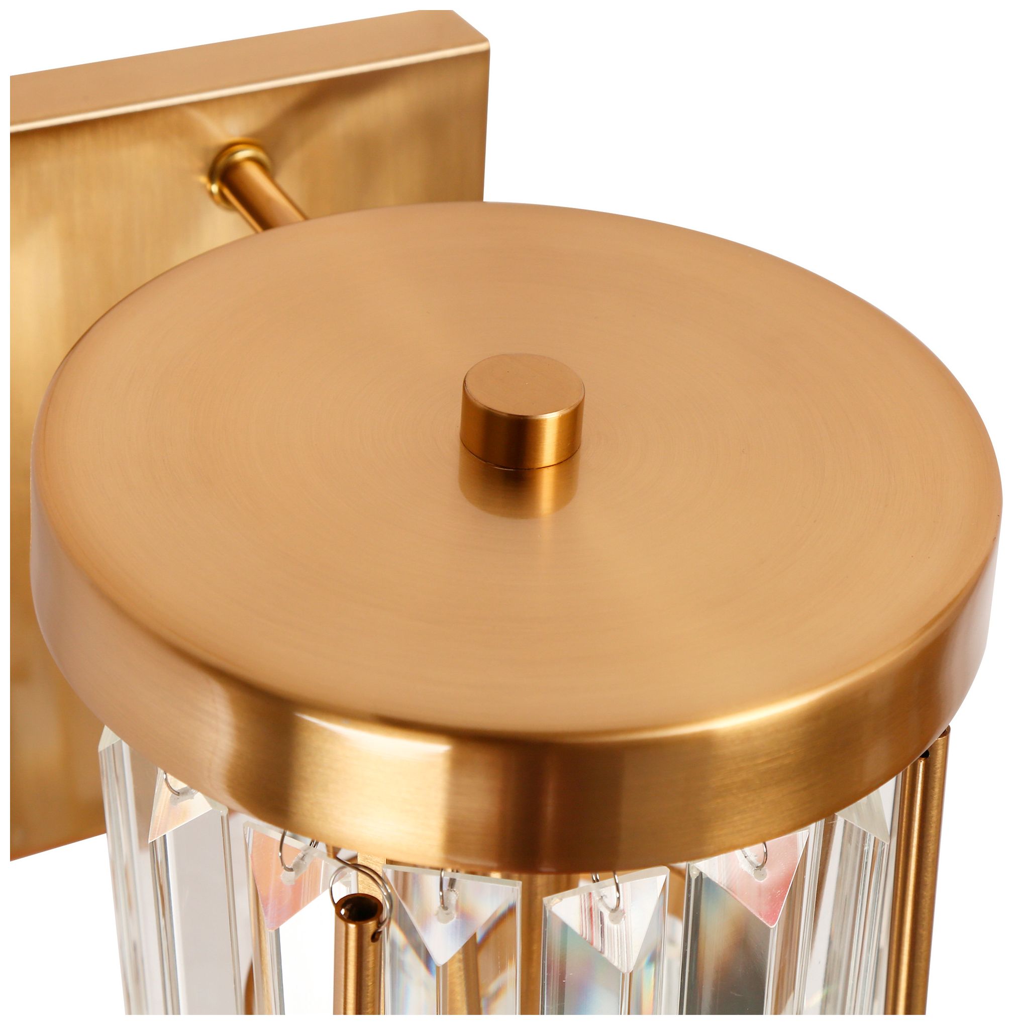 Athean 1-Light Crystal Wall Sconces - Made to Order