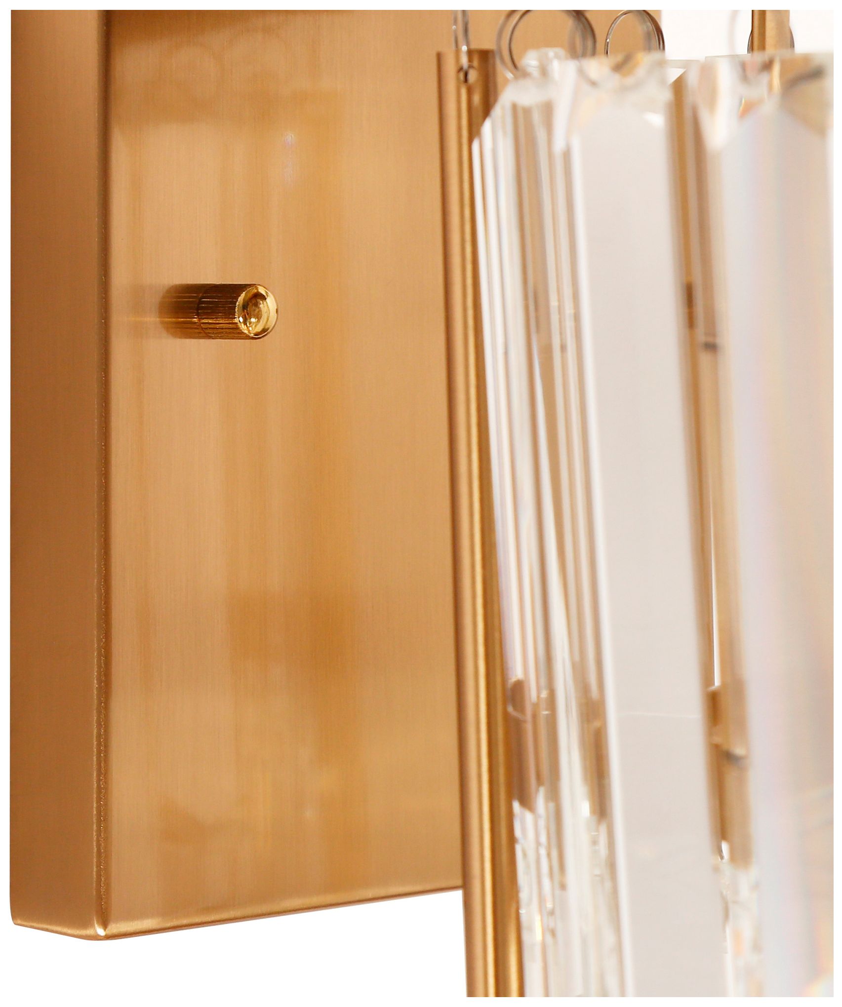 Athean 1-Light Crystal Wall Sconces - Made to Order