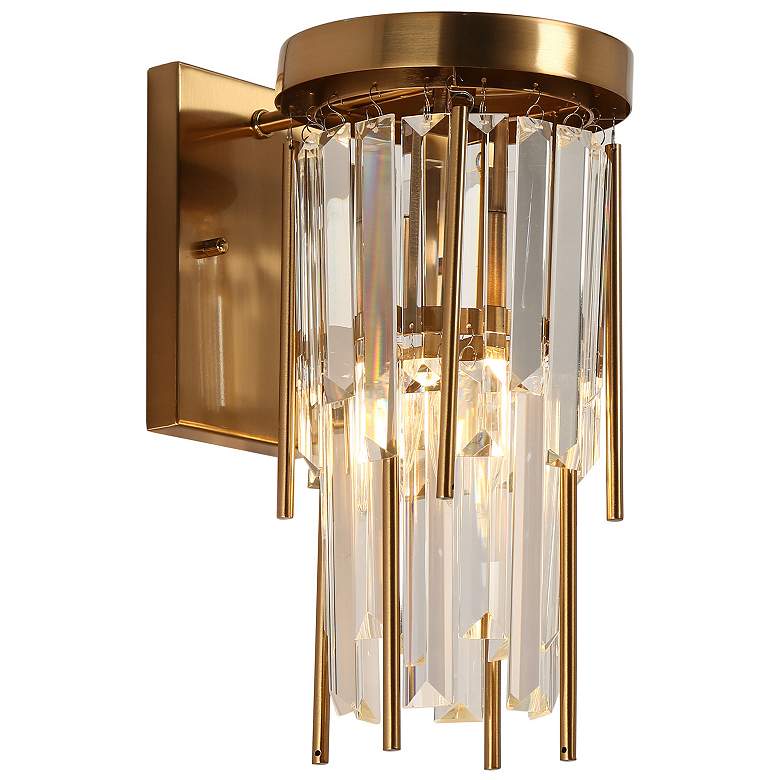 Image 1 Athean 1-Light Crystal Wall Sconces