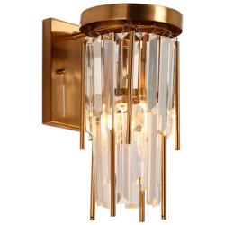 Athean 1-Light Crystal Wall Sconces