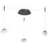 Athena 11 3/4" Wide Matte Black 3-Light LED Octopus Pendant