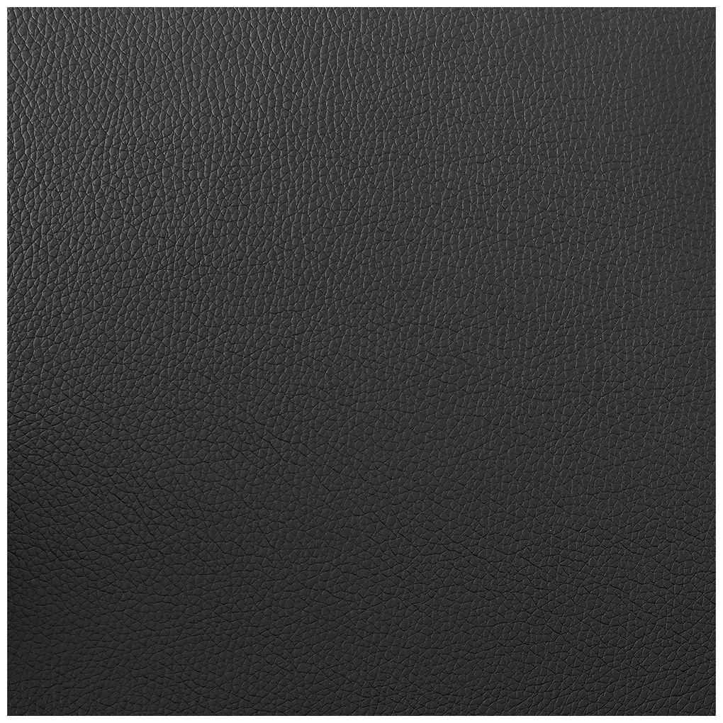 Athena 27 in. Swivel Barstool in Walnut Wood, Metal and Black Faux Leather