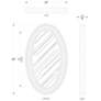 6_Athena Natural Seagrass 24 1/4" x 40 1/4" Oval Wall Mirror more views