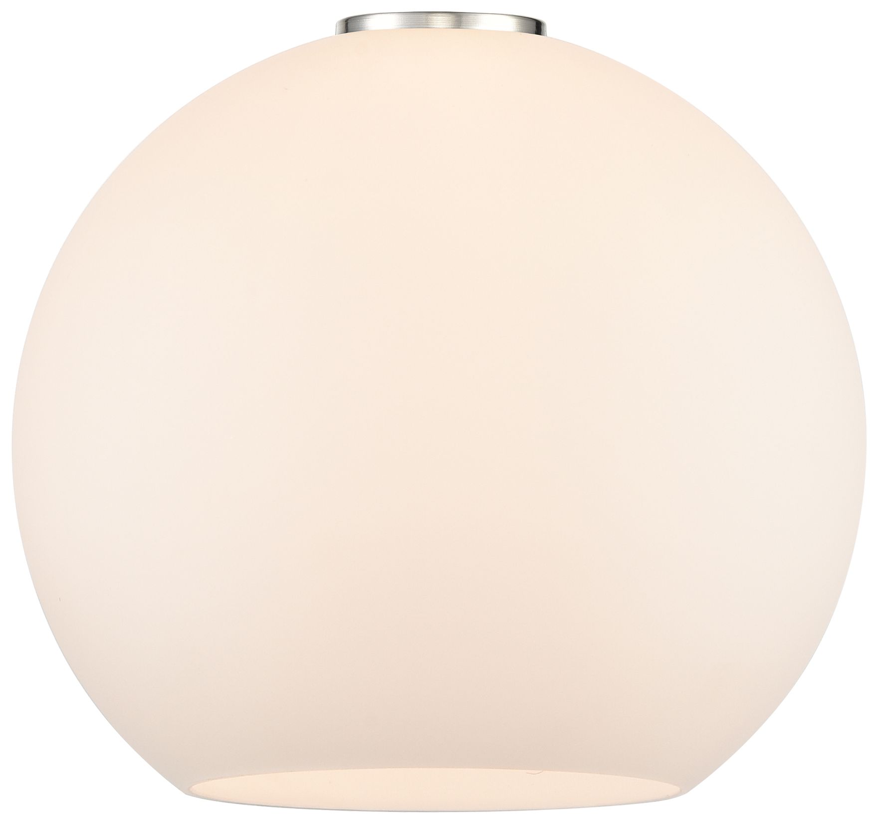 Image 4 Athens 10" Brushed Brass Mini Pendant w/ Matte White Shade more views