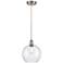 Athens 10" Brushed Satin Nickel Mini Pendant w/ Seedy Shade