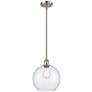 Athens 10" LED Mini Pendant - Brushed Satin Nickel - Seedy Shade