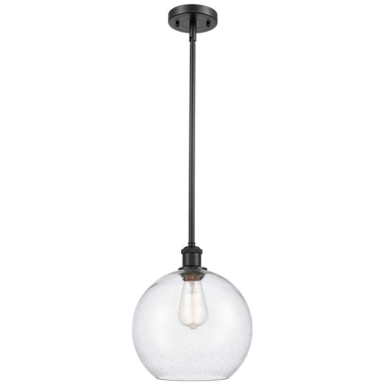 Image 1 Athens 10" LED Mini Pendant - Matte Black - Seedy Shade