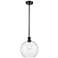 Athens 10" LED Mini Pendant - Matte Black - Seedy Shade