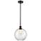 Athens 10" Oil Rubbed Bronze Stem Hung Mini Pendant w/ Clear Shade