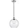Athens 10" Polished Chrome Mini Pendant w/ Seedy Shade