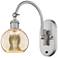 Athens 12" High Brushed Satin Nickel Swiveling Sconce w/ Mercury Shade