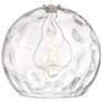 3_Athens 14" Antique Copper Pendant w/ Clear Water Glass Shade more views