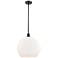 Athens 14" Oil Rubbed Bronze LED Pendant With Matte White Shade