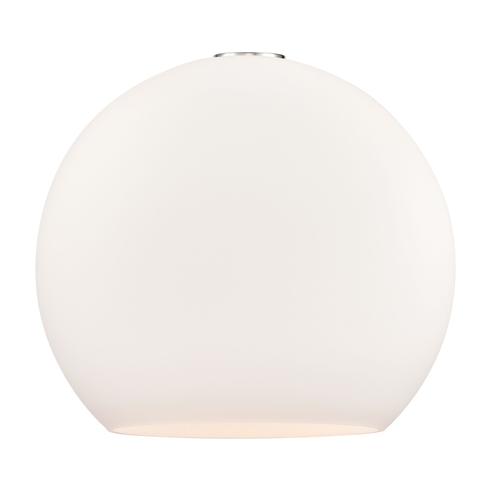 Image 3 Athens 14" Satin Gold Pendant w/ Matte White Shade more views