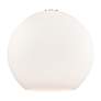 3_Athens 16" 3-Light Brushed Brass Pendant w/ Matte White Shade more views