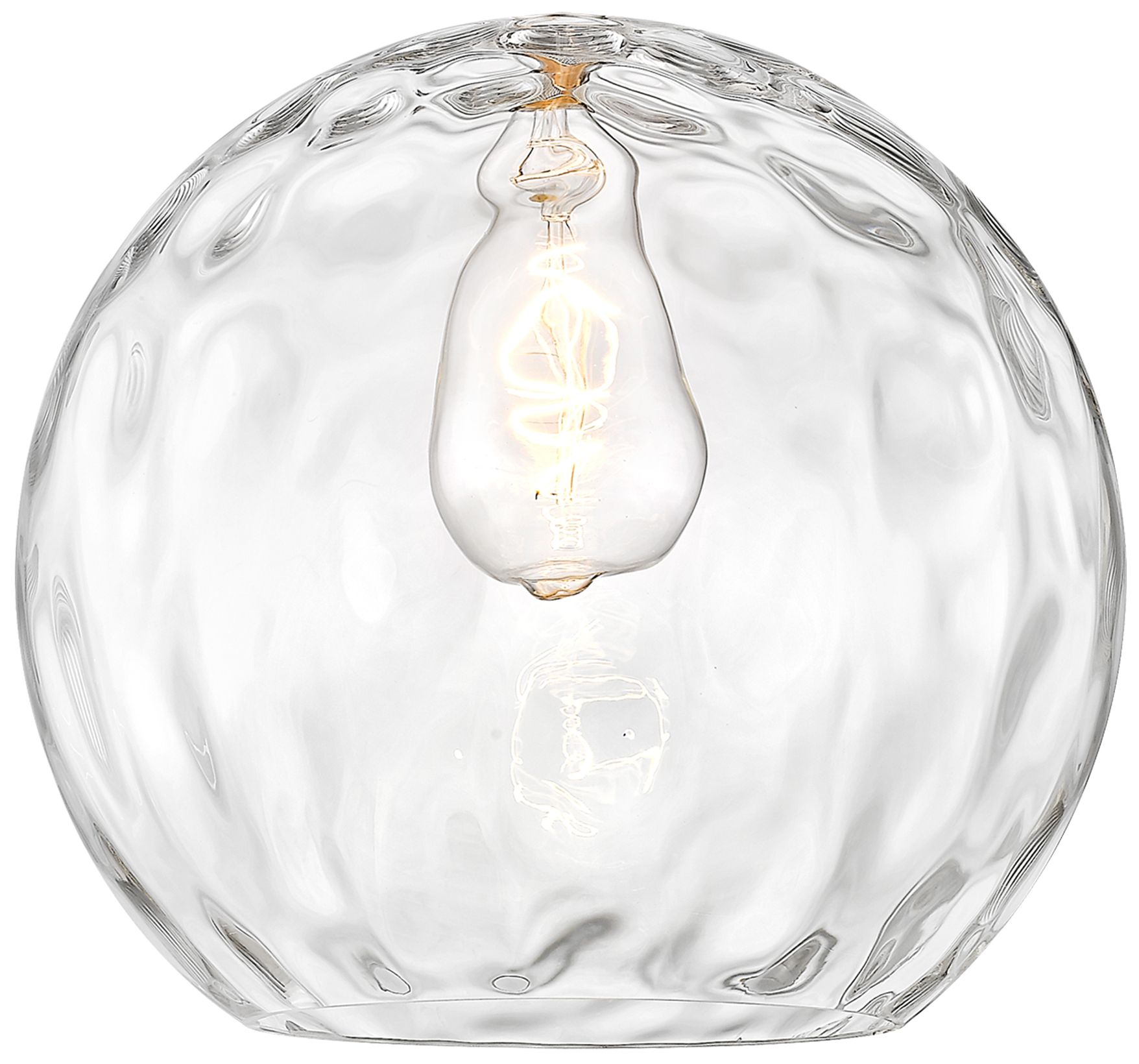 Image 3 Athens 18" 3-Light Oil Rubbed Bronze Pendant w/ Clear Water Glass Shad more views