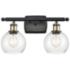 Athens 2 Light 16" Bath Light - Black Antique Brass - Seedy Shade